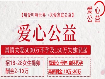 承德捐卵助孕生子 爱心志愿者招募